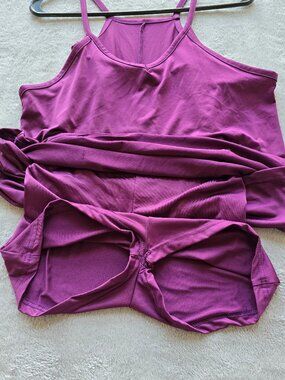 Lululemon Running Onesie, Romper, Tennis Dress, Coverup, Size small, Purple